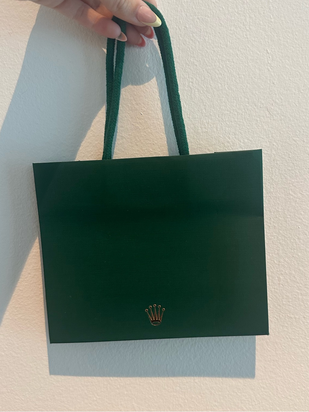 Rolex Dark Green Mini Shopping Bag
